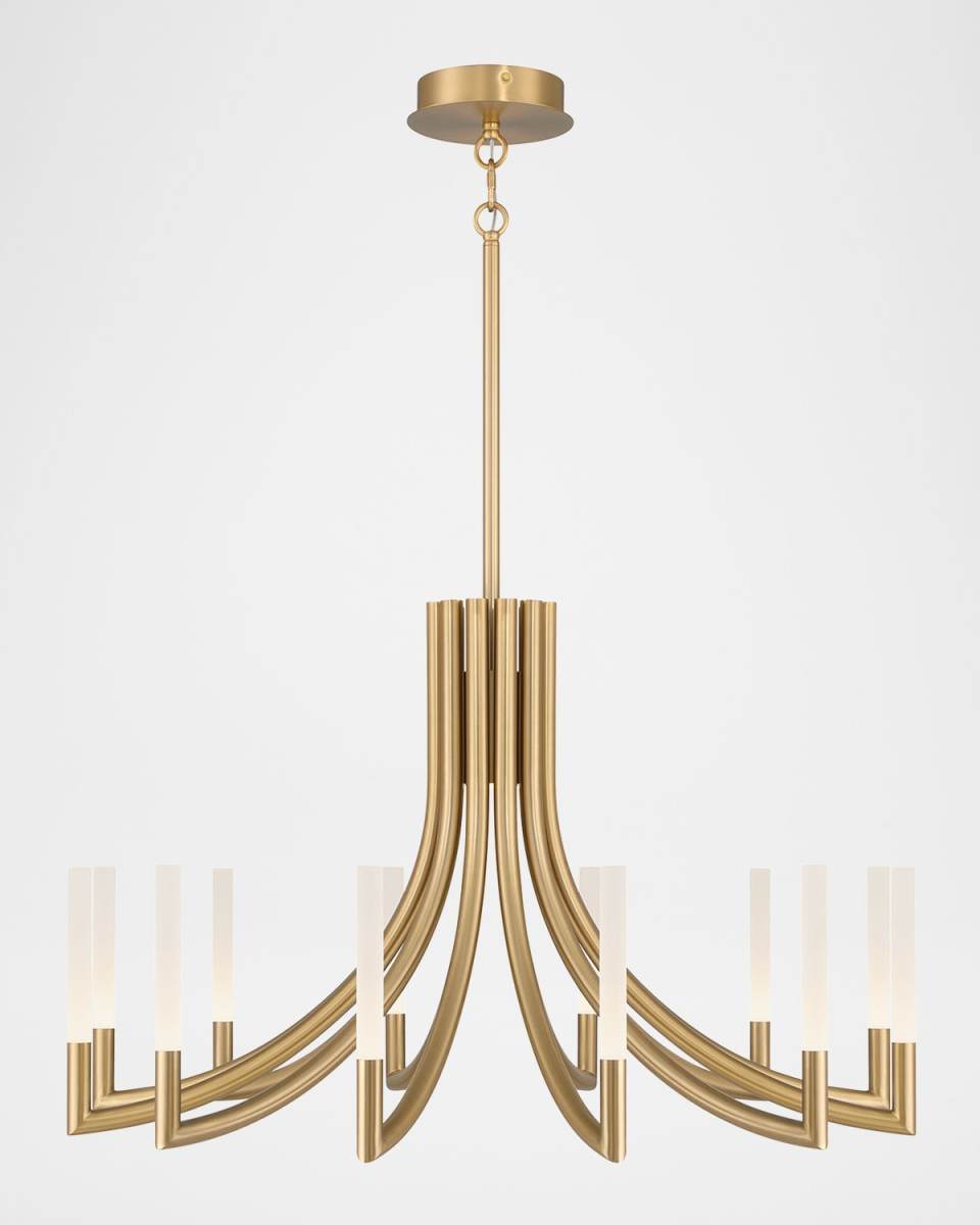 Olette 36" 12-Light LED Chandelier